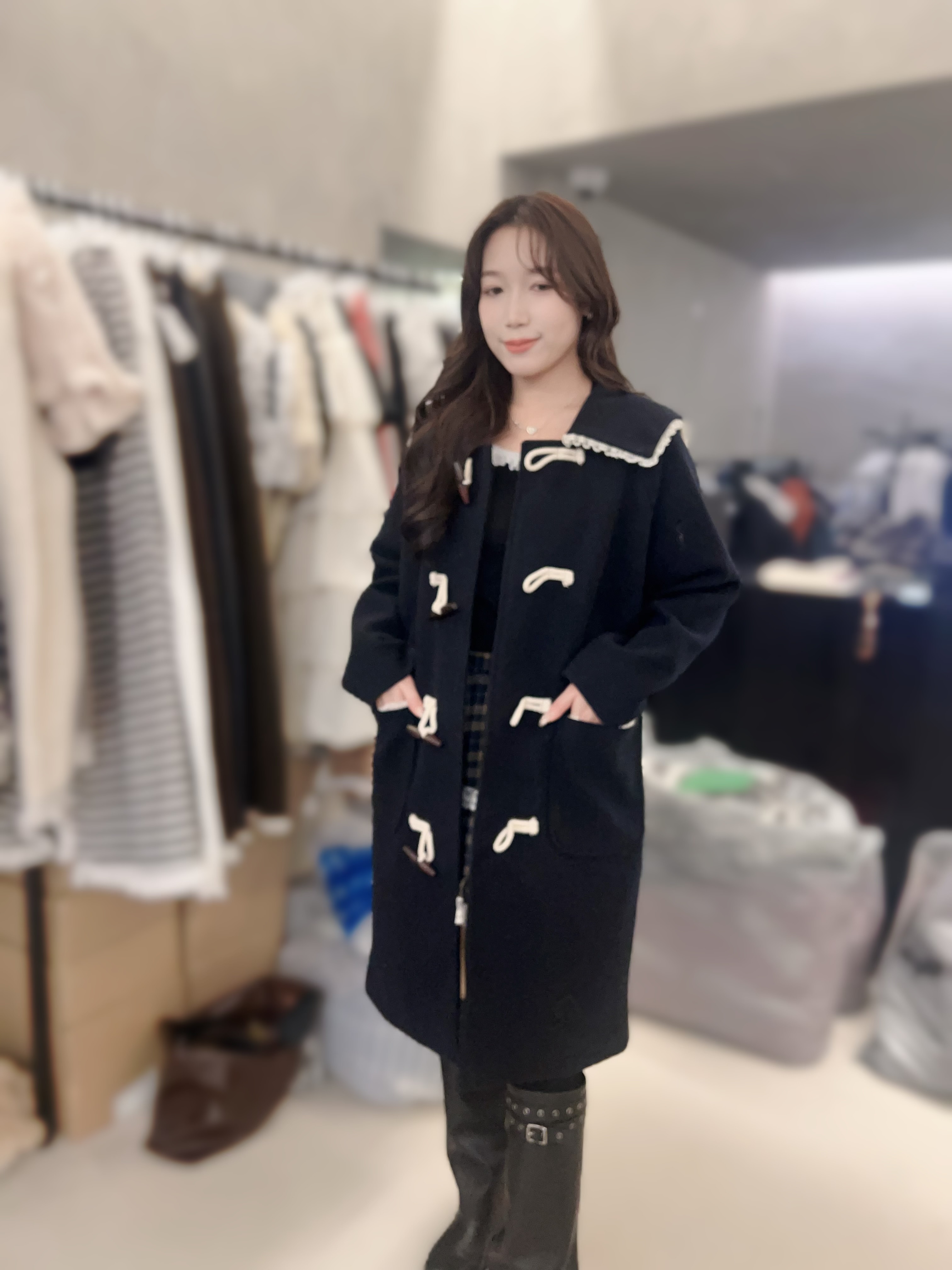 MP09  高級LACE深藍漁夫縷  胸 50 長40  $999 (一口價)  70%羊毛