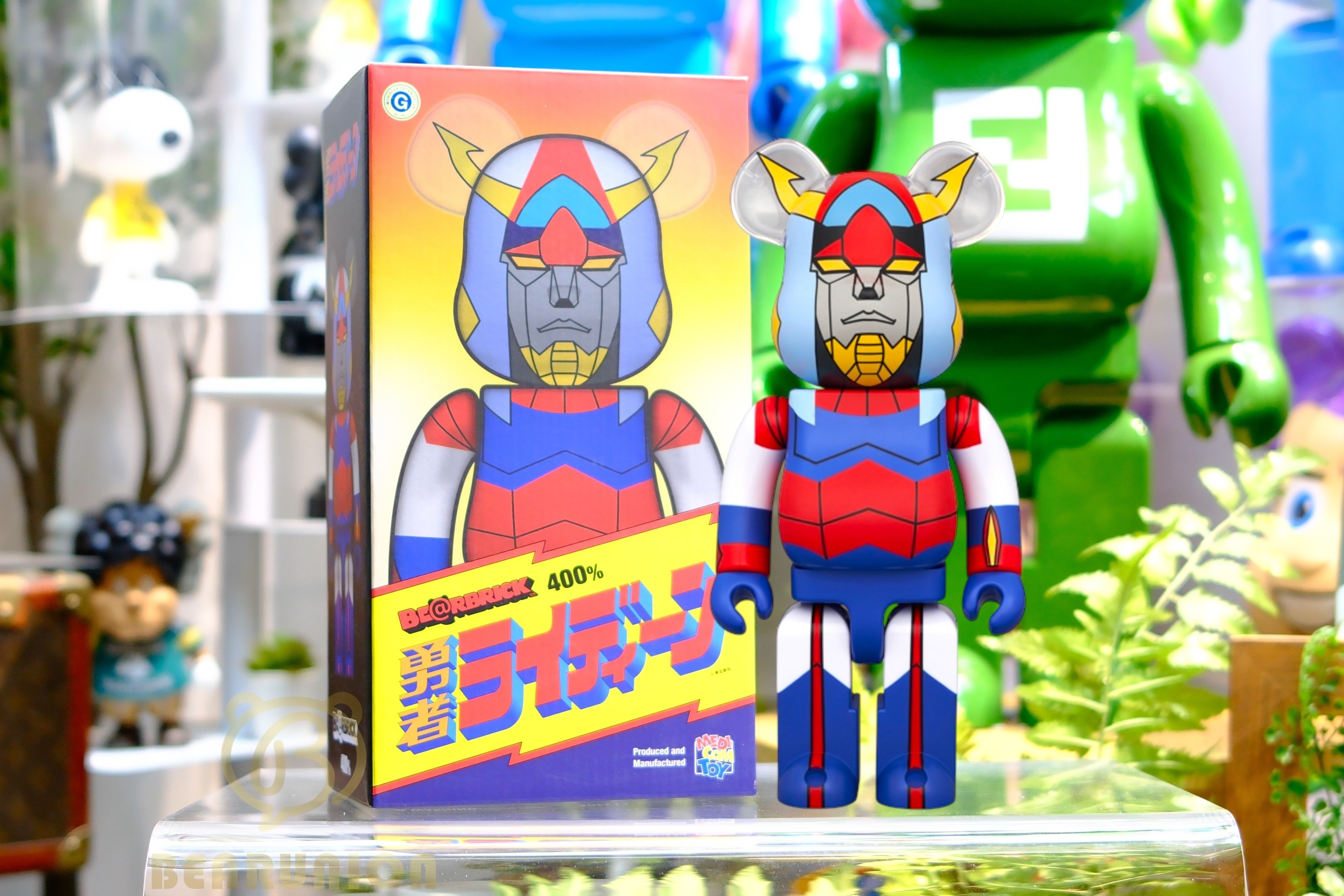 🥇現貨🥇Bearbrick 400% ライディーン 勇者雷登