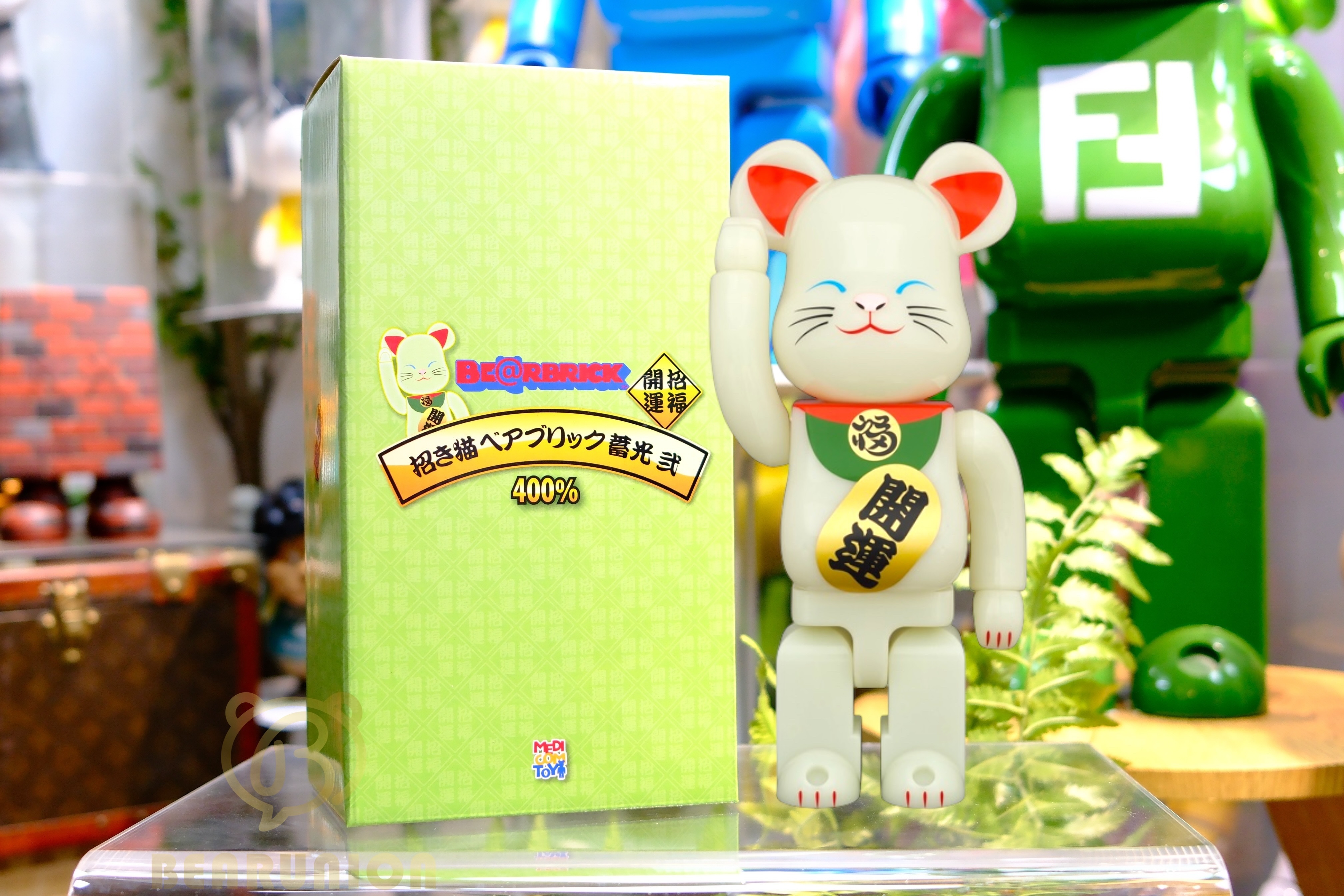 🥇現貨🥇Bearbrick 400% Lucky Cat Gid Neko 開運 招財貓