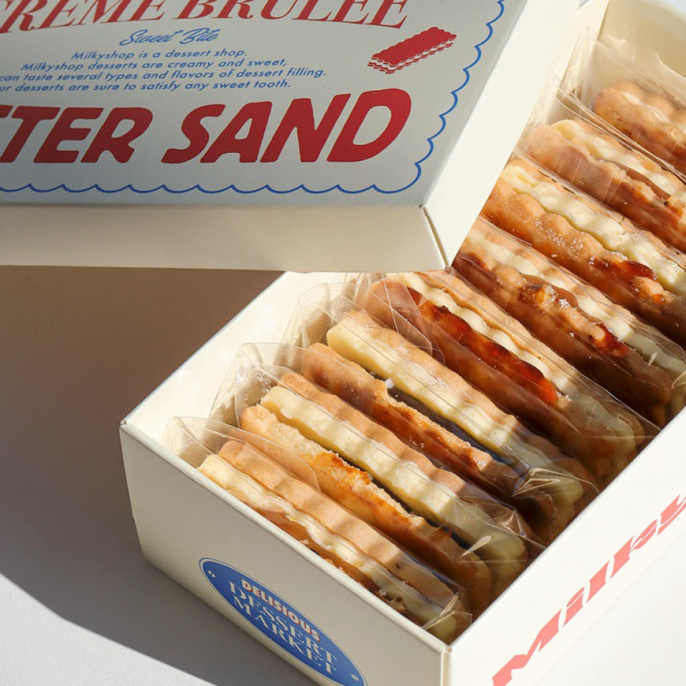 韓國Milky Shop牛奶店黃油三明治