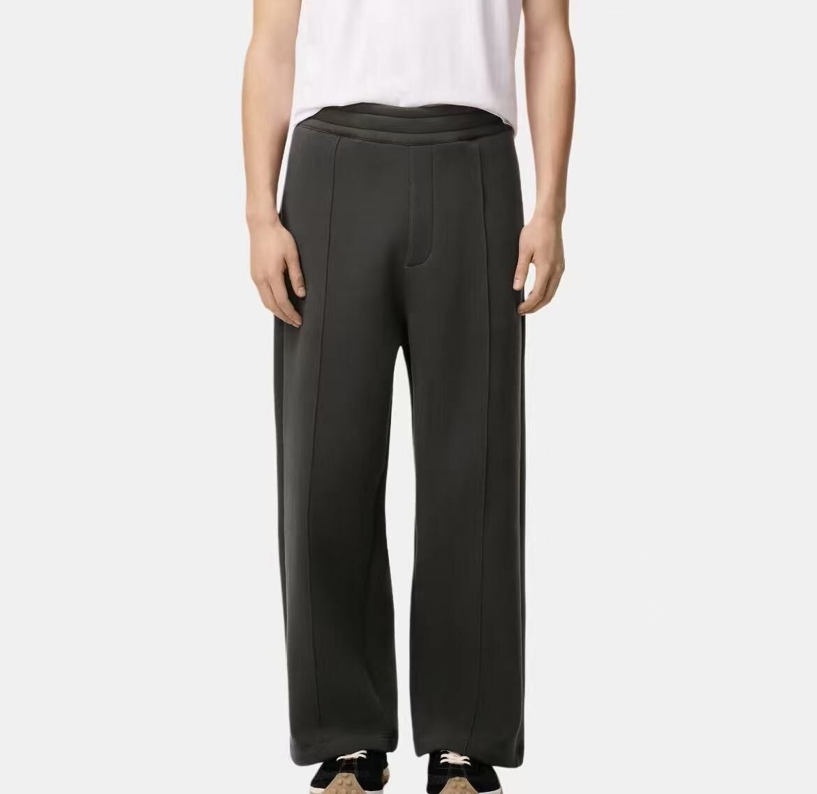 AMl 背面小愛心純色徽標長褲 (2色)