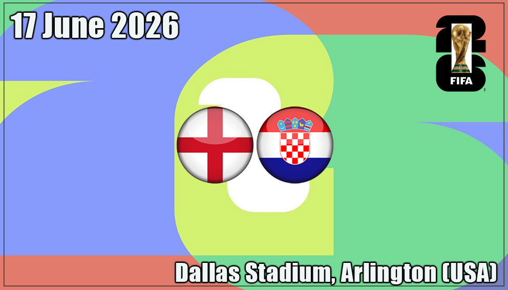 Match 22 | Group L | England vs Croatia