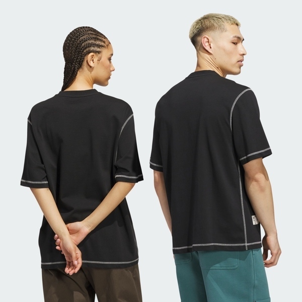 Adidas 愛迪達 Shmoo H Tee JX5449 男女 T恤 運動上衣 休閒短袖 黑 亞版