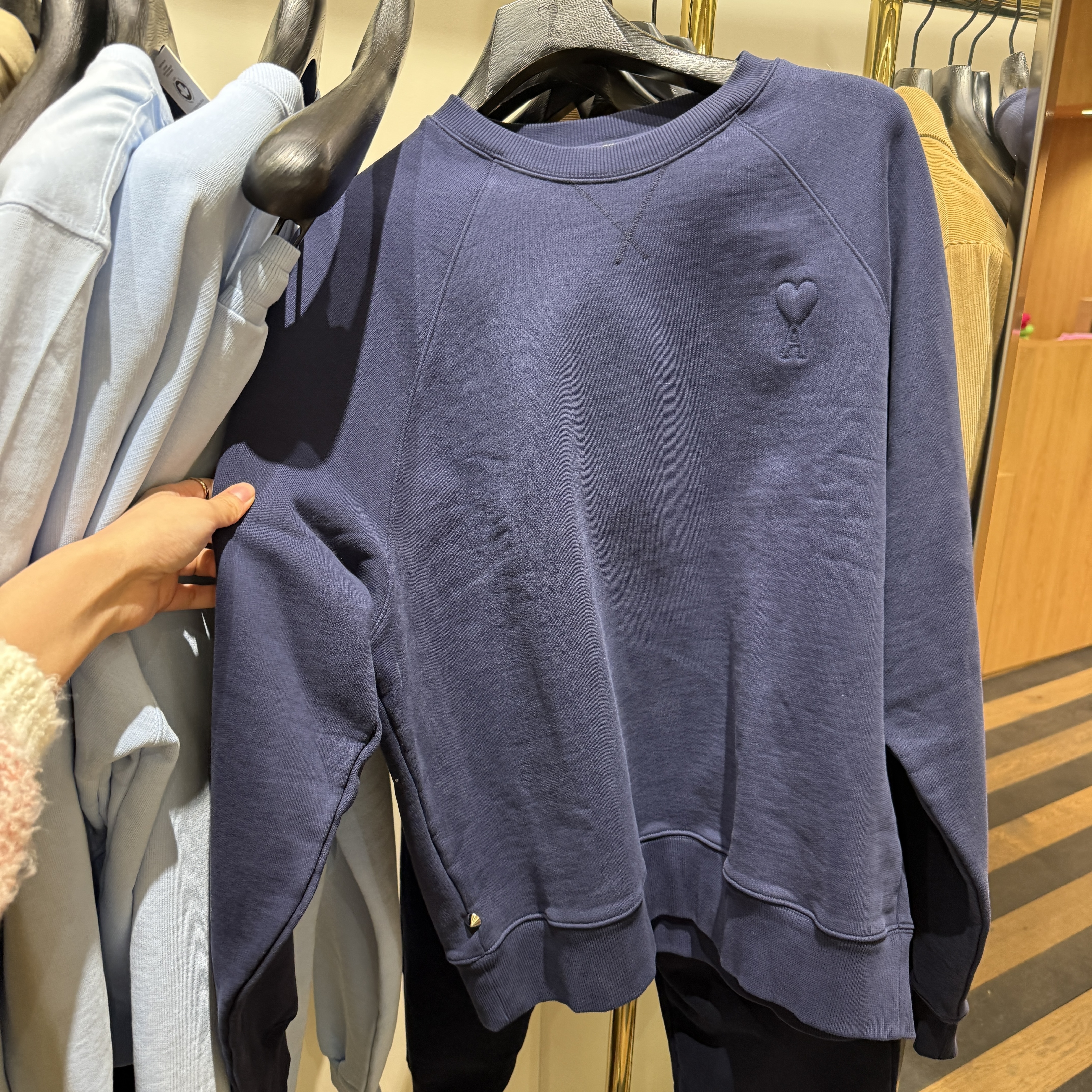 Ami Paris ADC SWEATSHIRT AMI navy