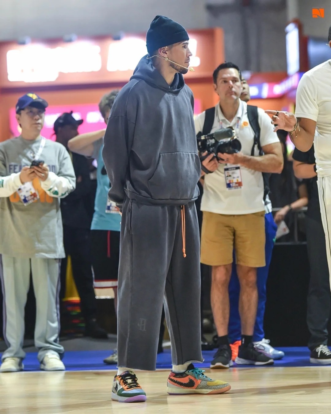 〈限量商品不退換〉男鞋 NIKE BOOK 1 WHAT The 鴛鴦 蛇紋 彩虹 麂皮 拼接 籃球鞋【IH1335-100】