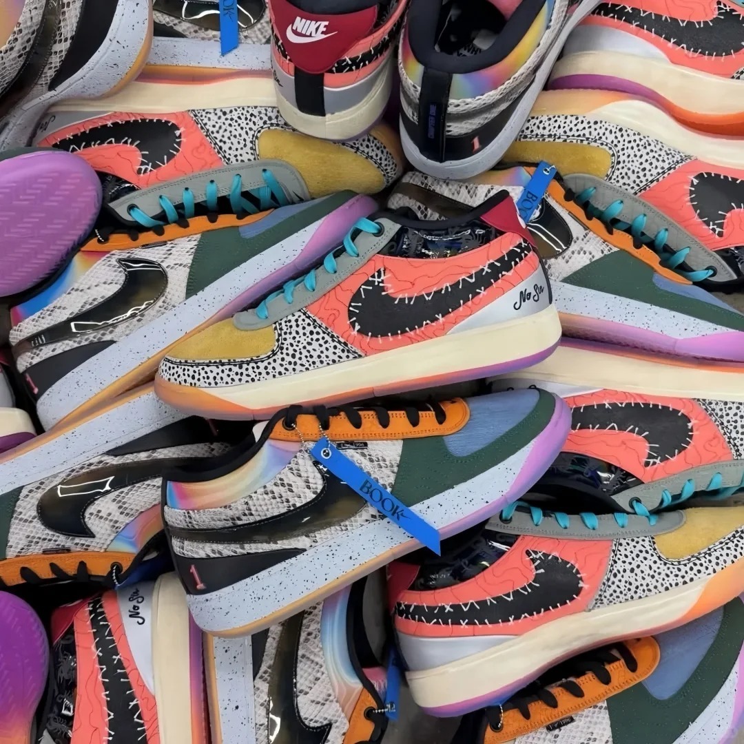〈限量商品不退換〉男鞋 NIKE BOOK 1 WHAT The 鴛鴦 蛇紋 彩虹 麂皮 拼接 籃球鞋【IH1335-100】