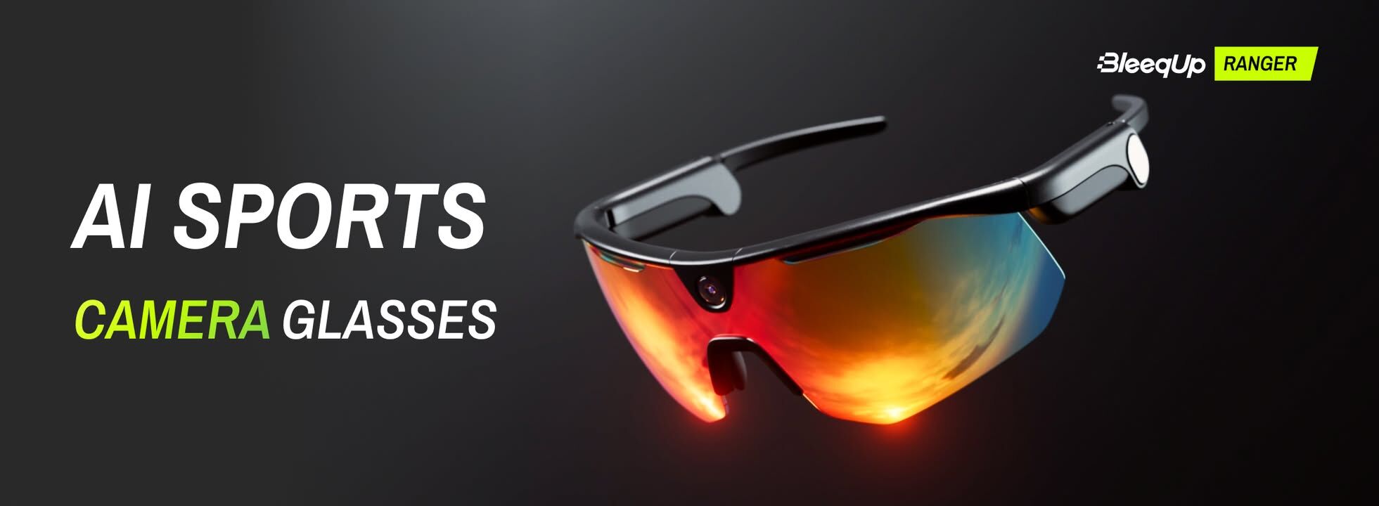 BleeqUp Ranger 4合1 AI攝影運動眼鏡