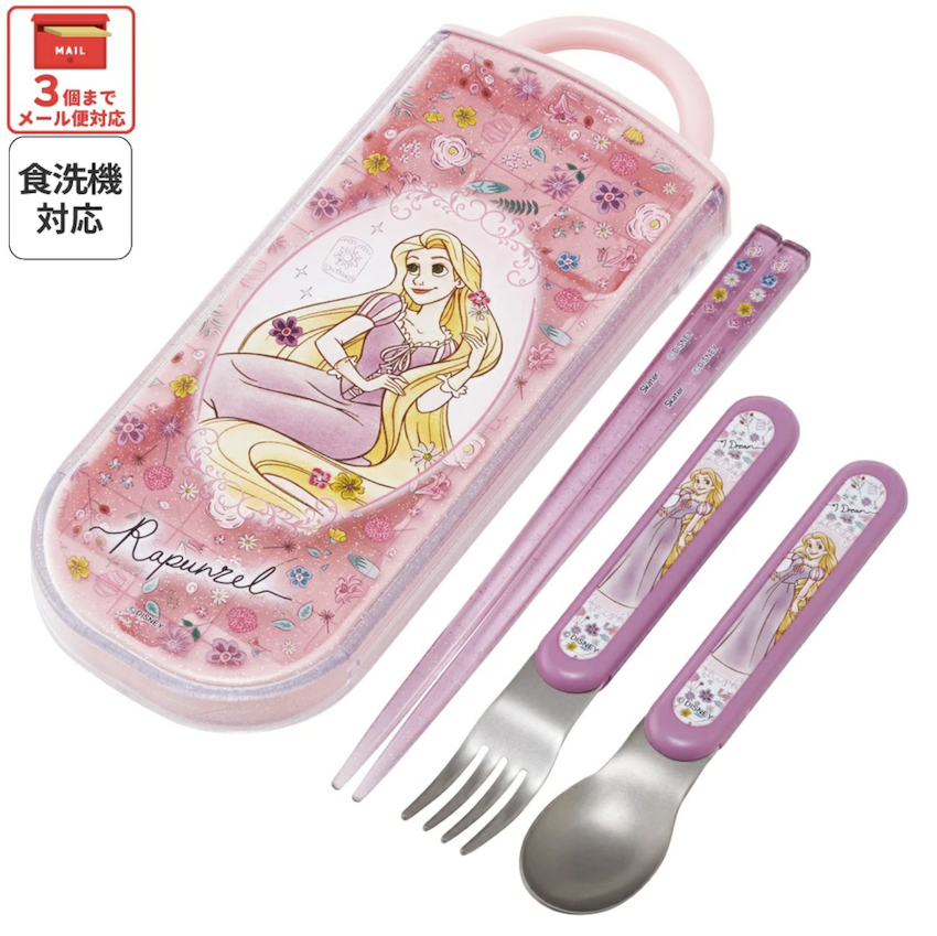 日本製 2026 新版 Skater 銀離子餐具套裝 - Rapunzel