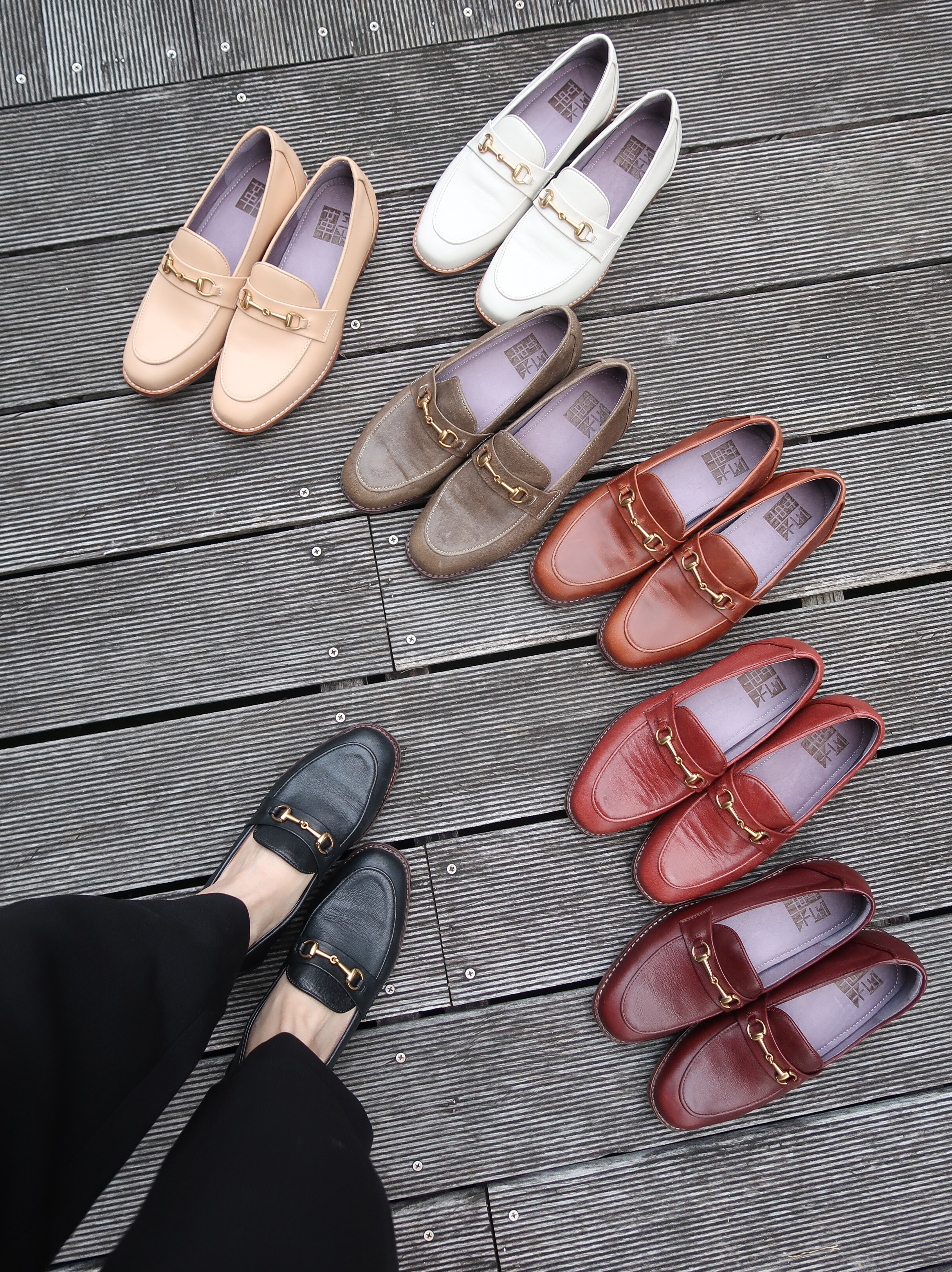 【馬銜釦樂福】MIT台灣製造小木跟懶人紳士樂福鞋手工鞋