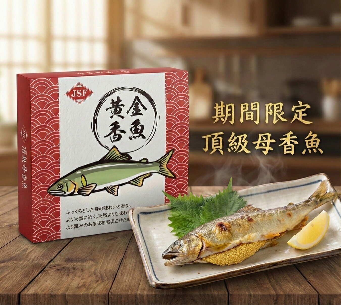 爆卵母香魚