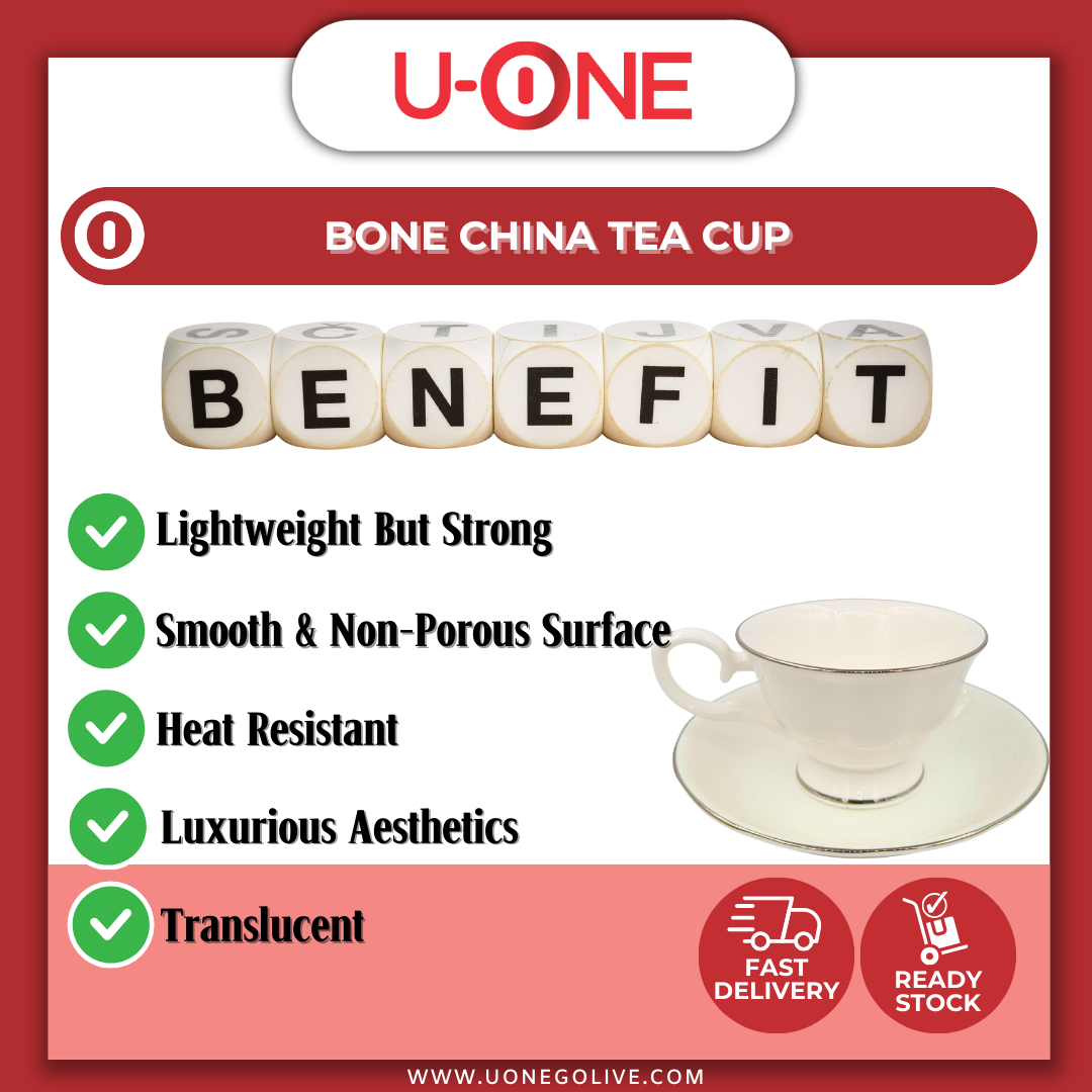 U-ONE | China | Coffeeware | Bone | Tea Cup