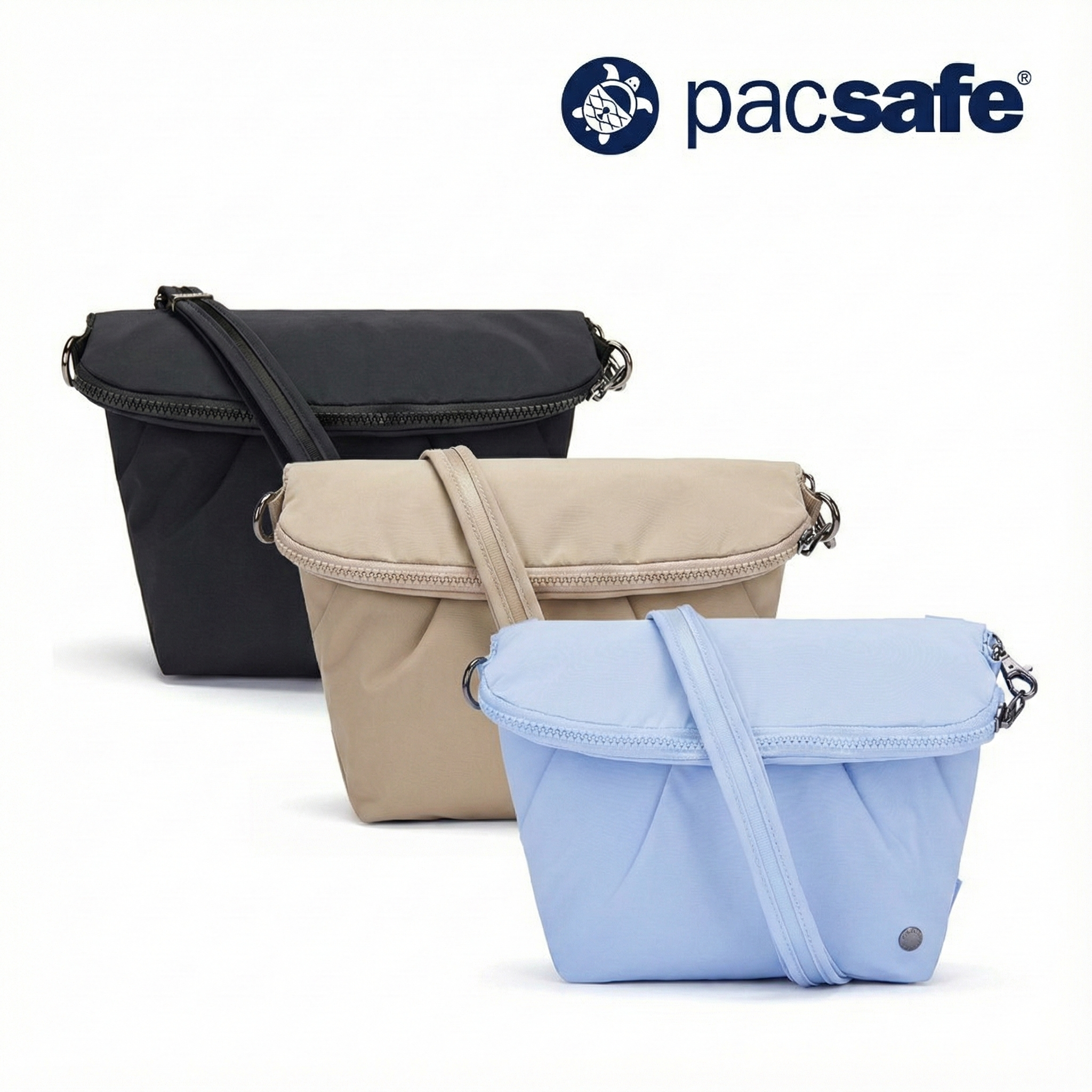 Pacsafe Citysafe CX ECONYL Fabric 可擴充防盜側背包 5L 多色可選 #20405