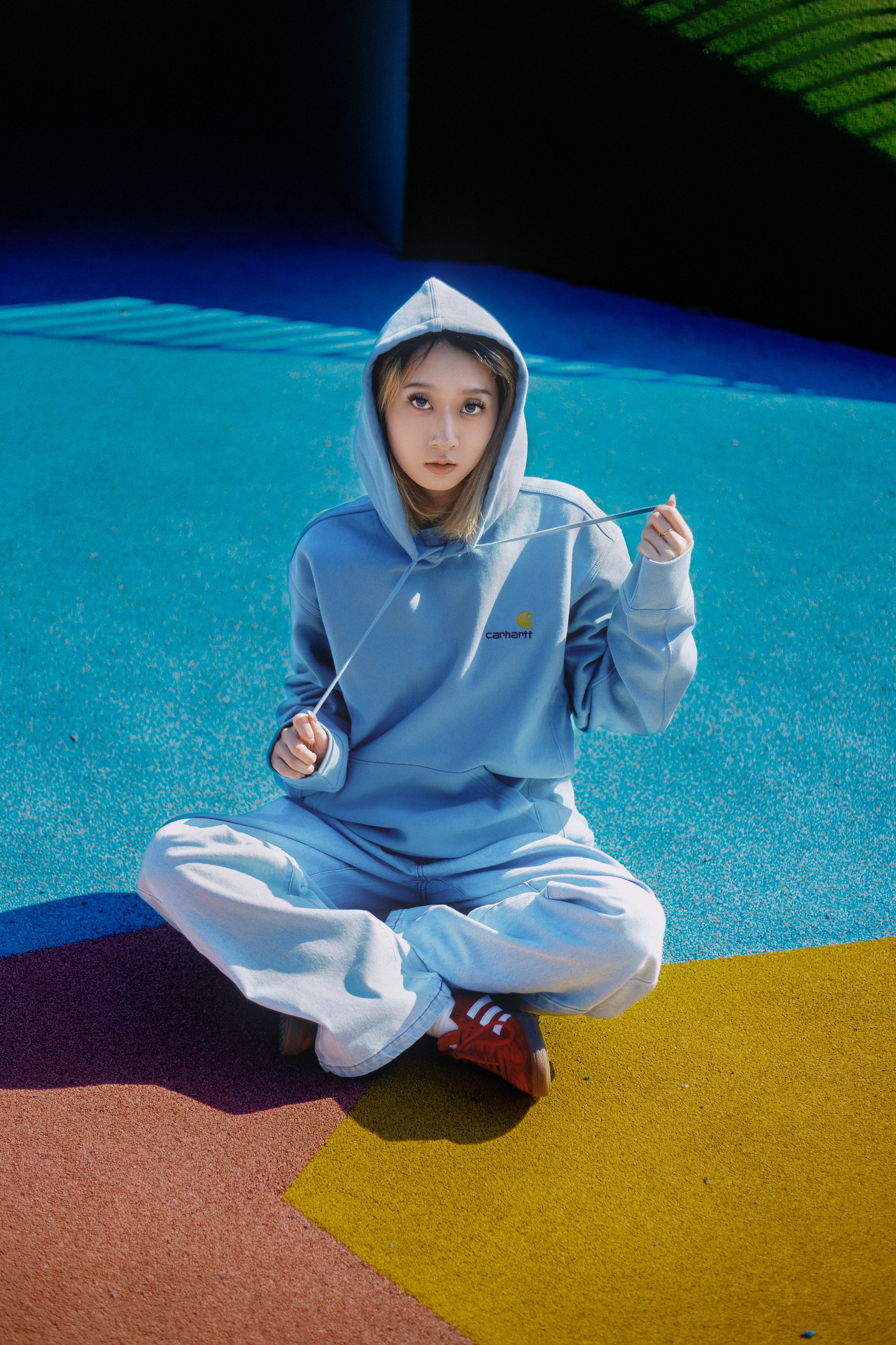 【車庫服飾】CARHARTT WIP 25AW Hooded American Script Sweat