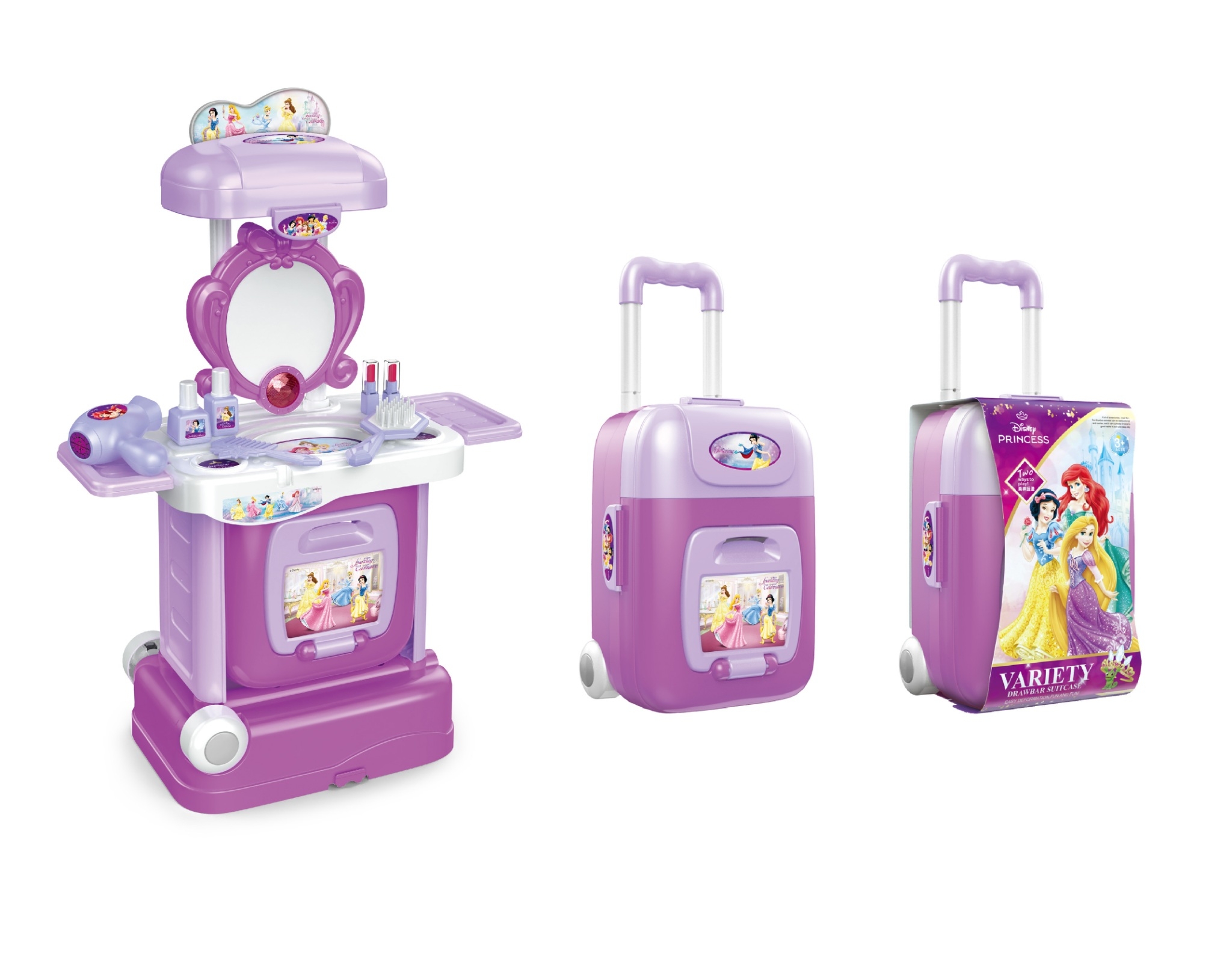 迪士尼公主百變魔法梳妝