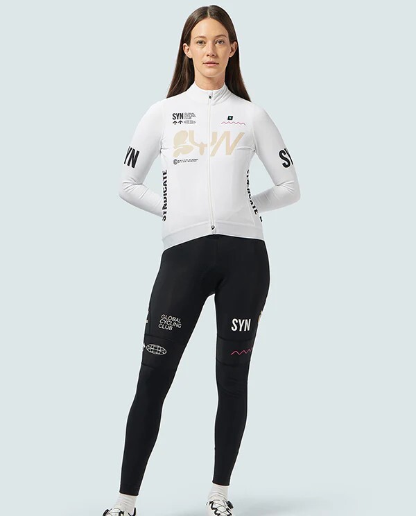 SYN 女款保暖全長車褲 Pro Team Thermal Bib Tights Ace /黑