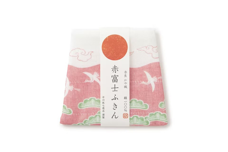 中川政七商店 - 蚊帳織方巾 / 赤富士