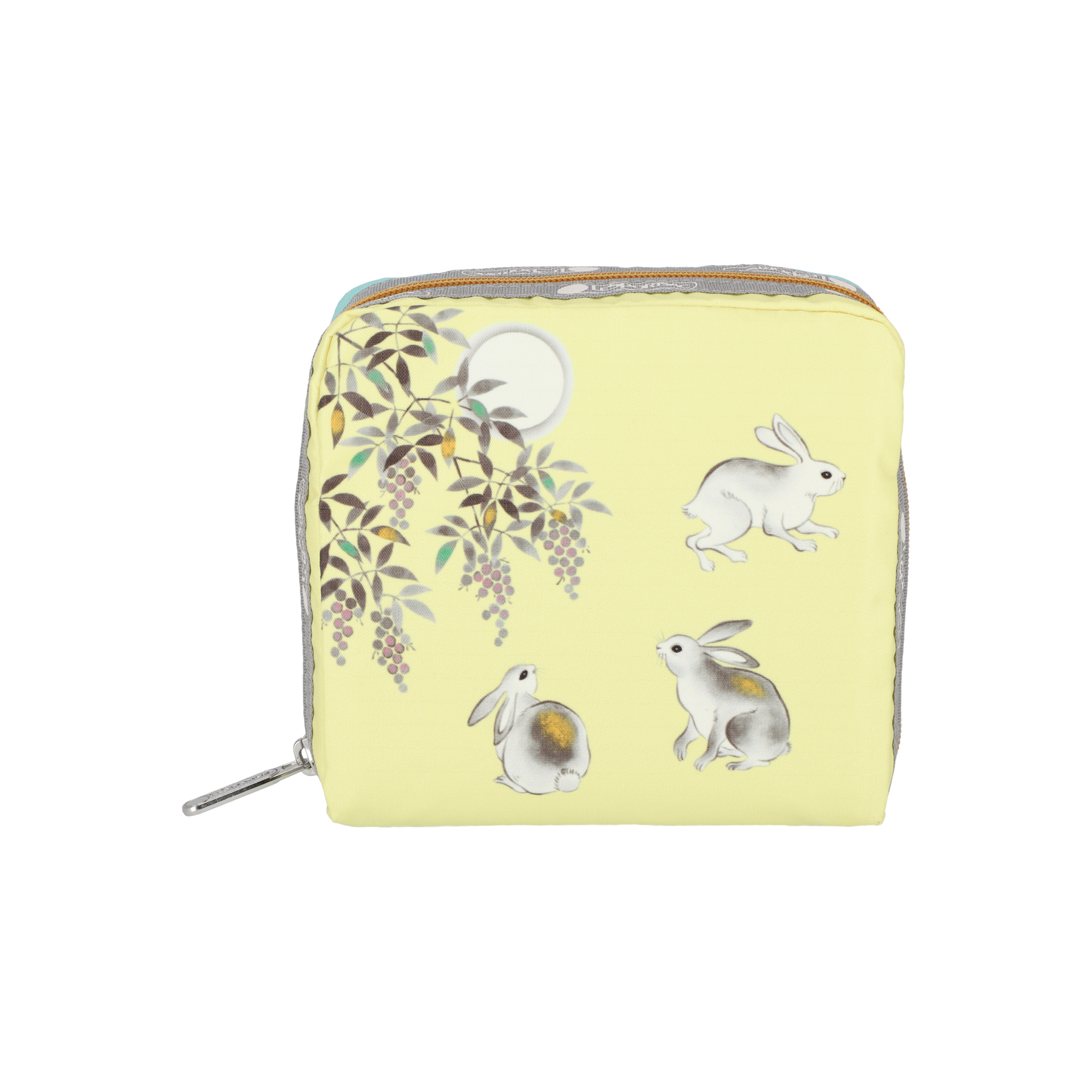 中方形化妝包 (JAPANESE ART BUNNY)