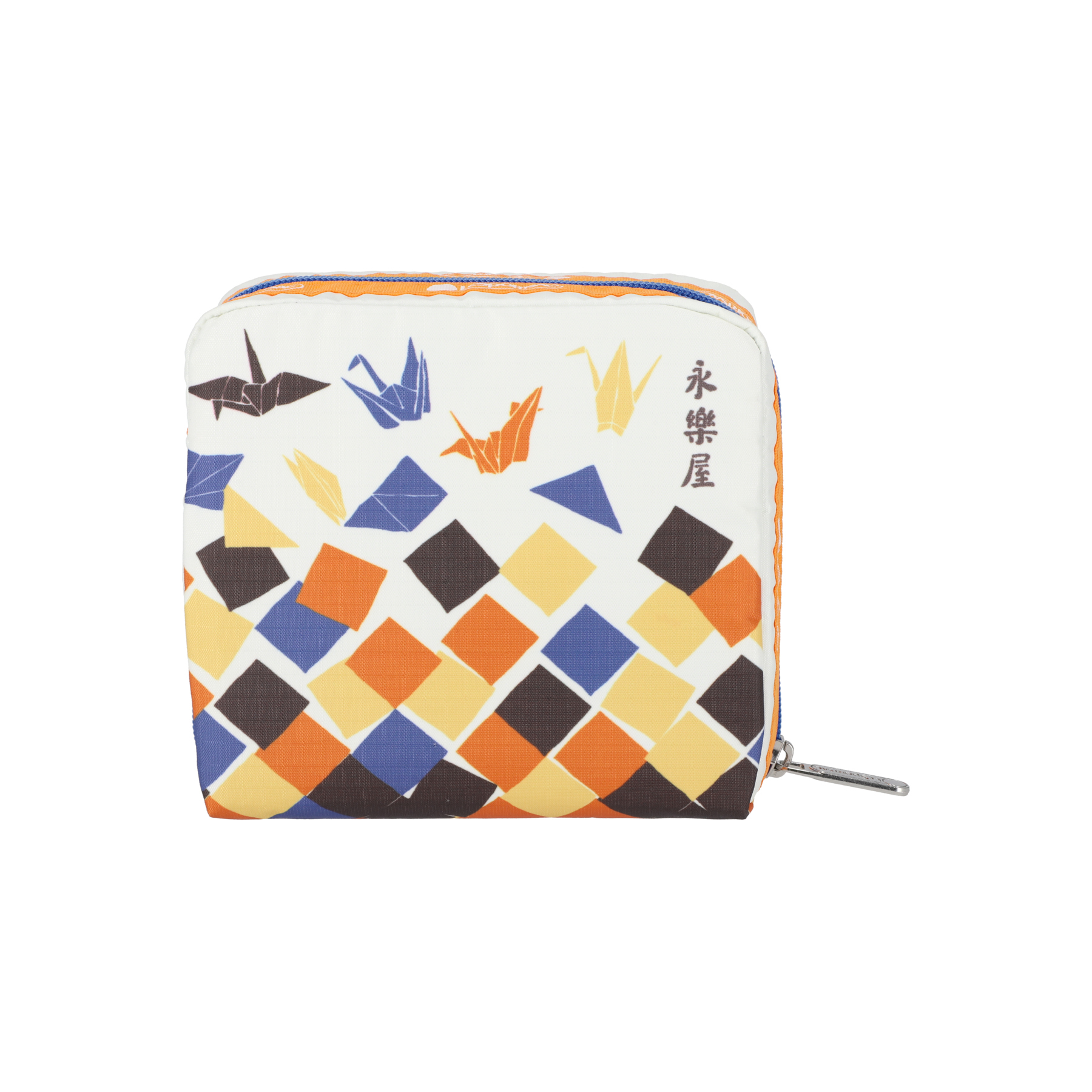 中方形化妝包 (JAPANESE ART CRANES)