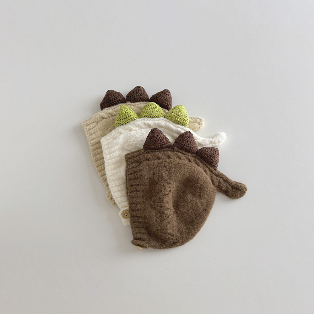 立體恐龍針織護耳帽(5m-3y)