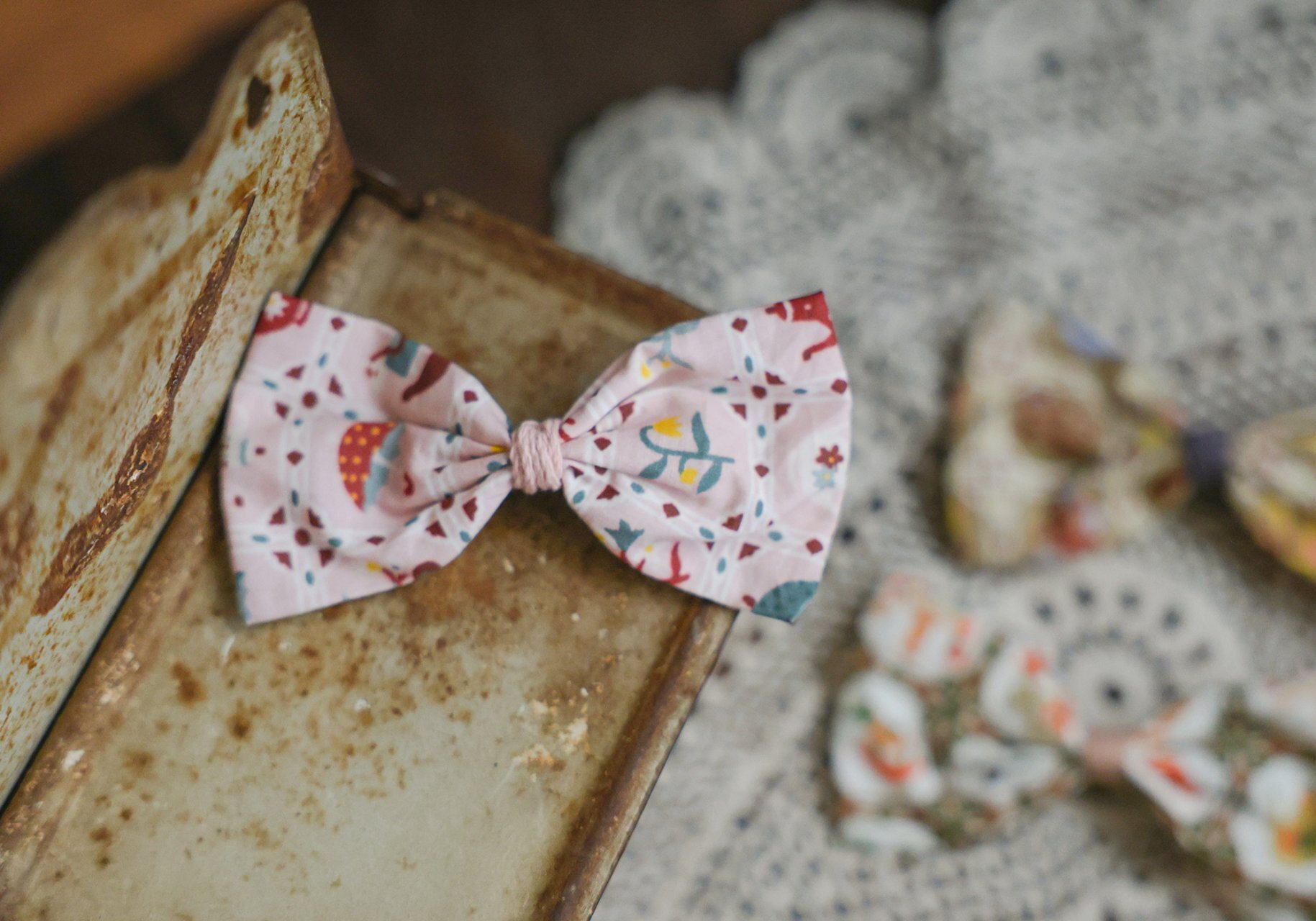 童話故事蝴蝶結髮飾