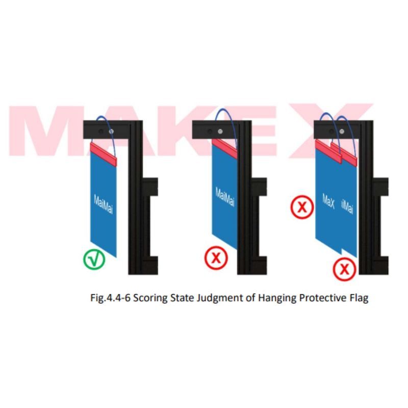 DTSL_2026 MakeX Explorer Strategy Front Arena and Frame_Scoring State Judgment of Hanging Protective Flag