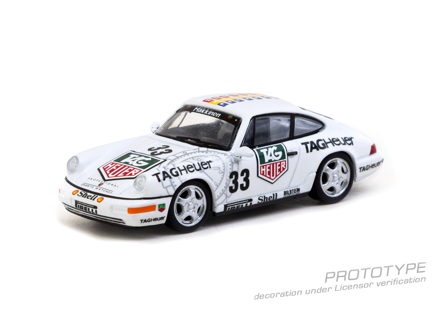 [預訂] Tarmac Works 保時捷911 Carrera 2 保時捷超級盃摩納哥1993冠軍車