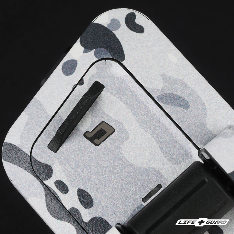 LIFE+GUARD｜Cardo PACKTALK OUTDOOR 貼膜，野戰雪地迷彩黑OCSN