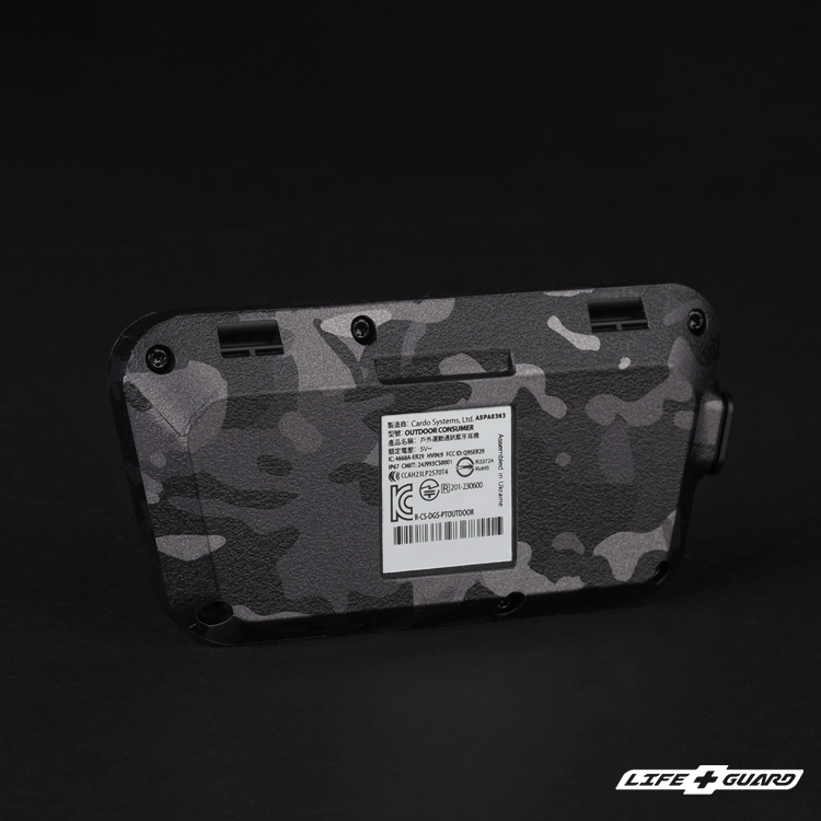 LIFE+GUARD Cardo PACKTALK OUTDOOR 背面貼膜展示圖