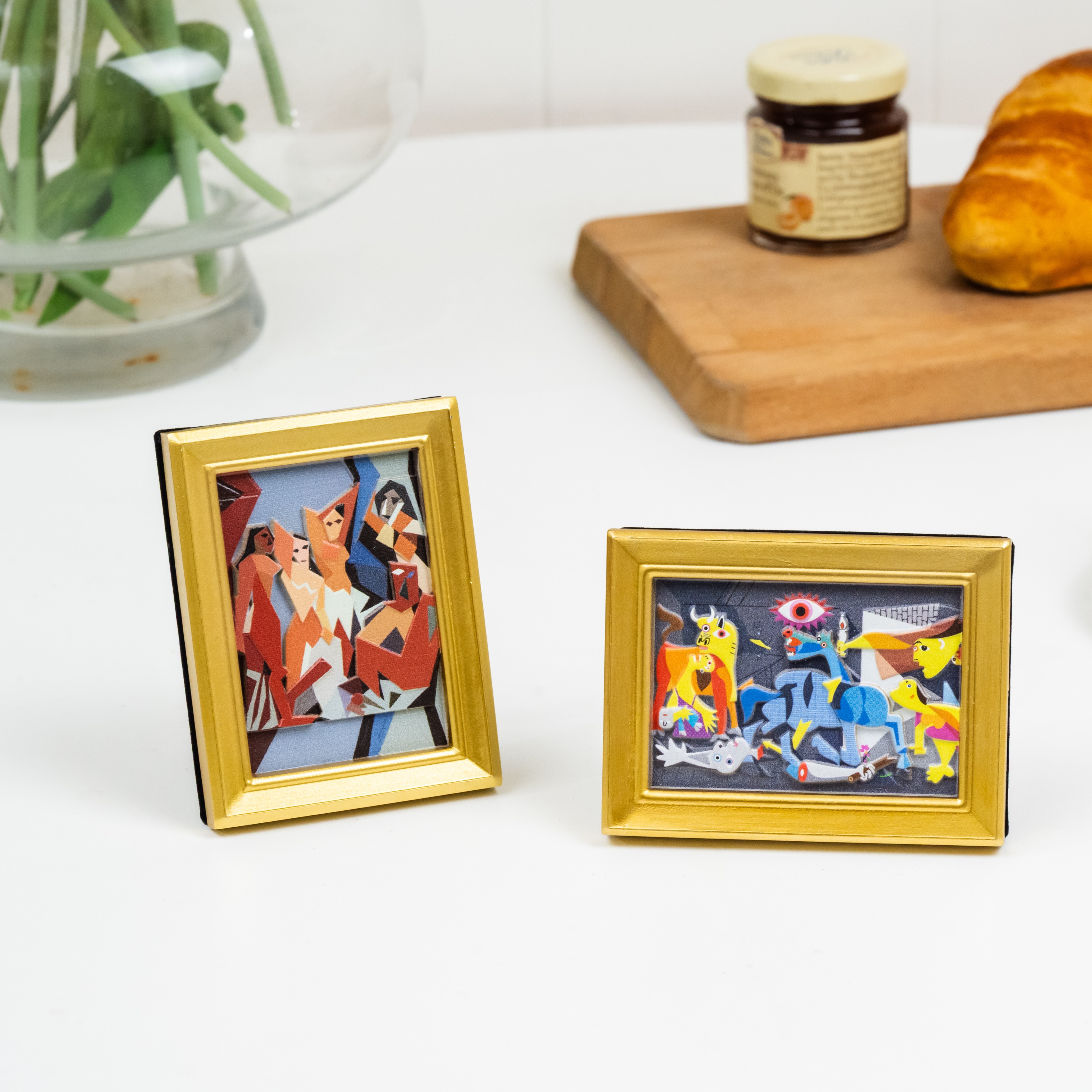 永恆畢卡索立體支架磁鐵｜《亞維儂的少女》