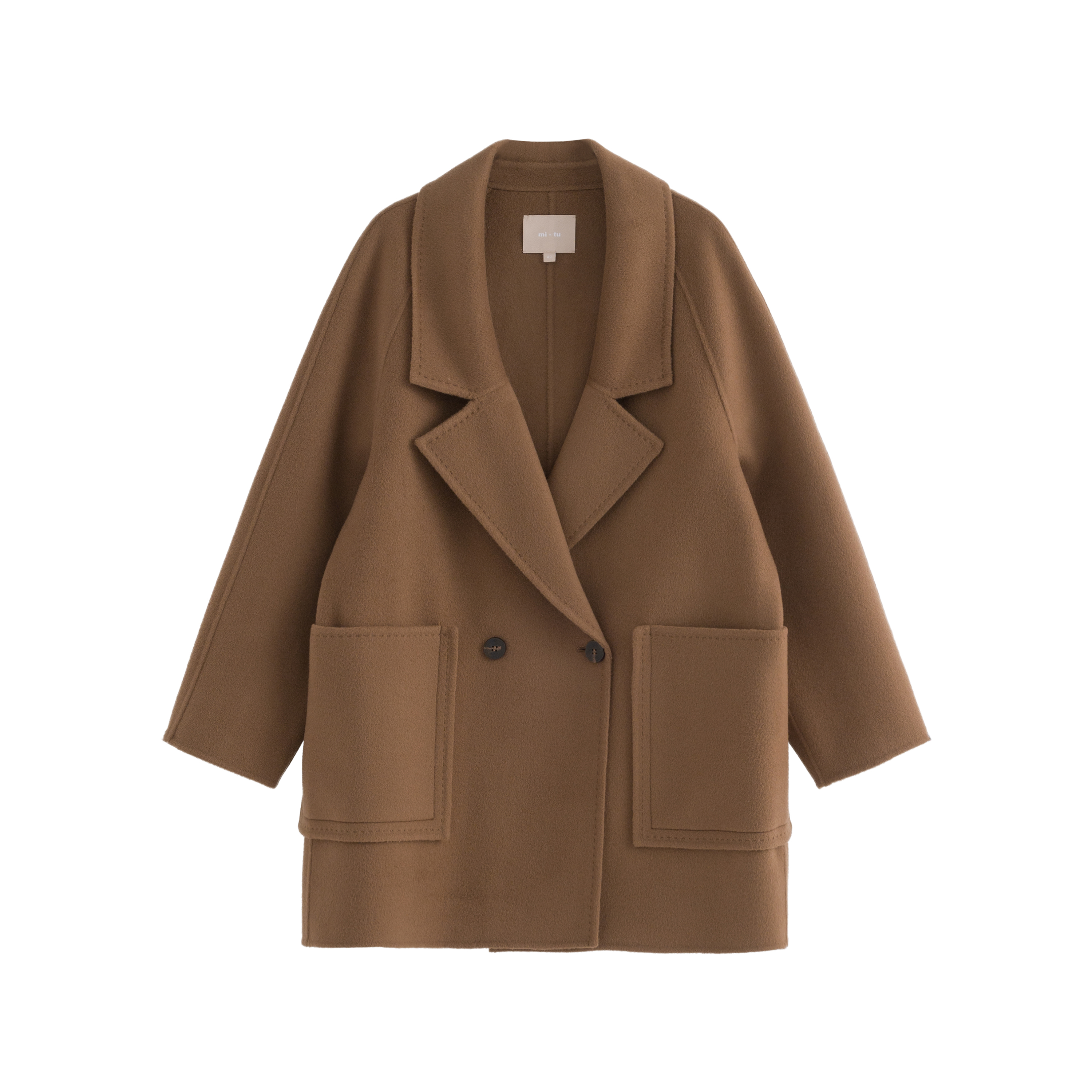 mi-tu羊毛大衣