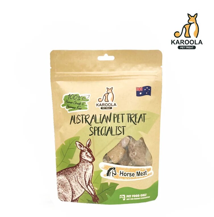 Karoola．Horse Meat馬肉片80g [$165/3包]