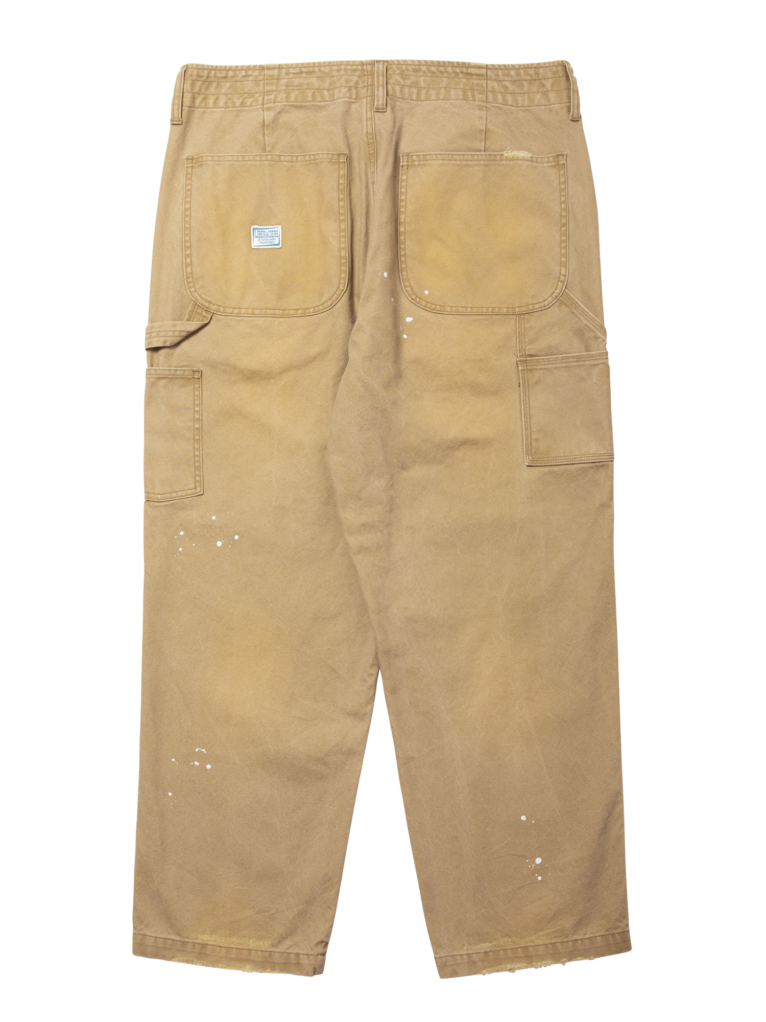 LIBERAIDERS REPAIRED CANVAS WORK PANTS 777052503 BEI