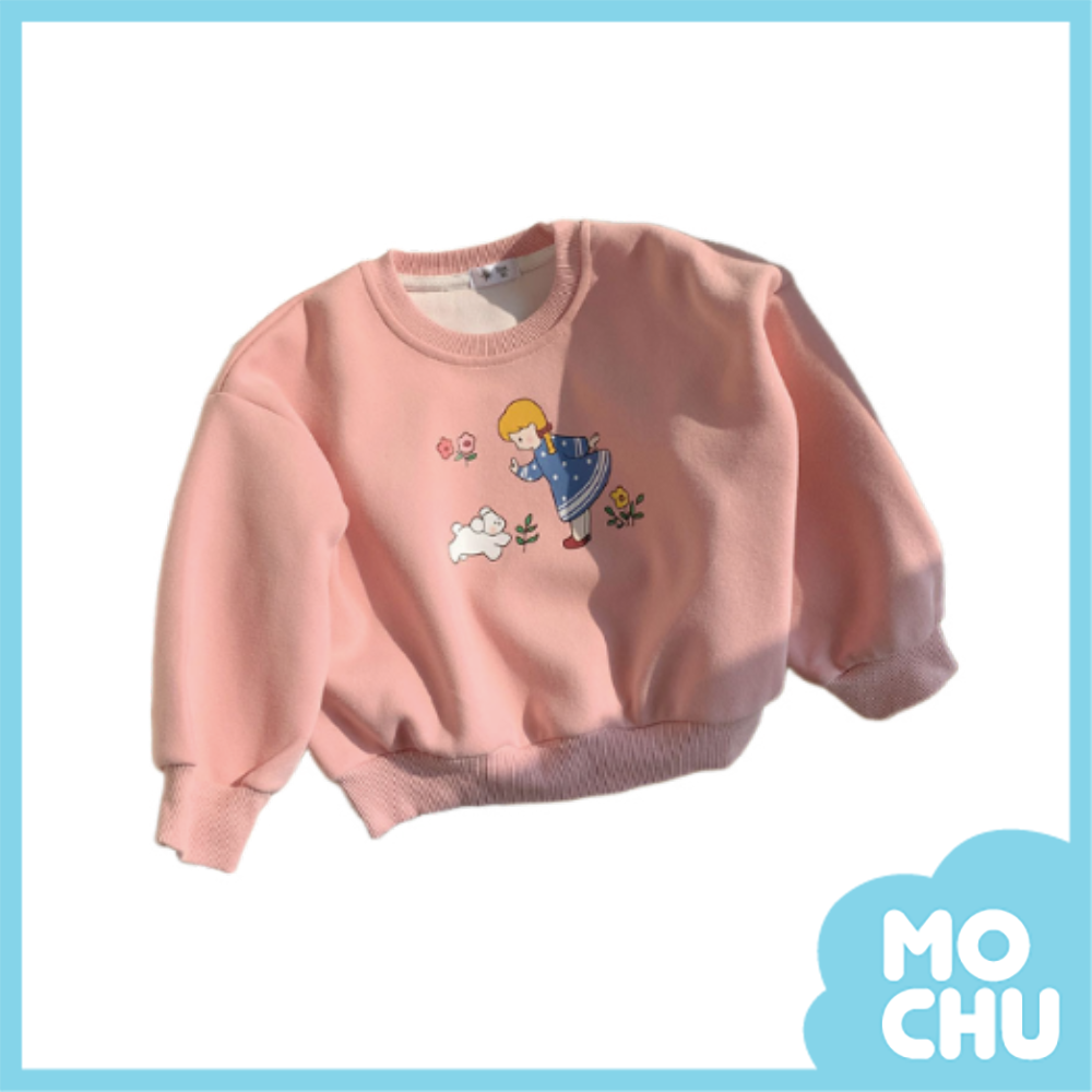 小狗女孩長袖上衣