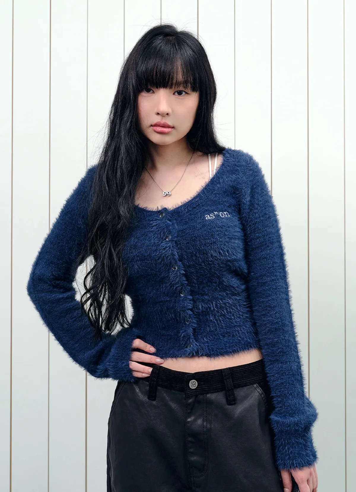 ASON NIA HAIRY CARDIGAN