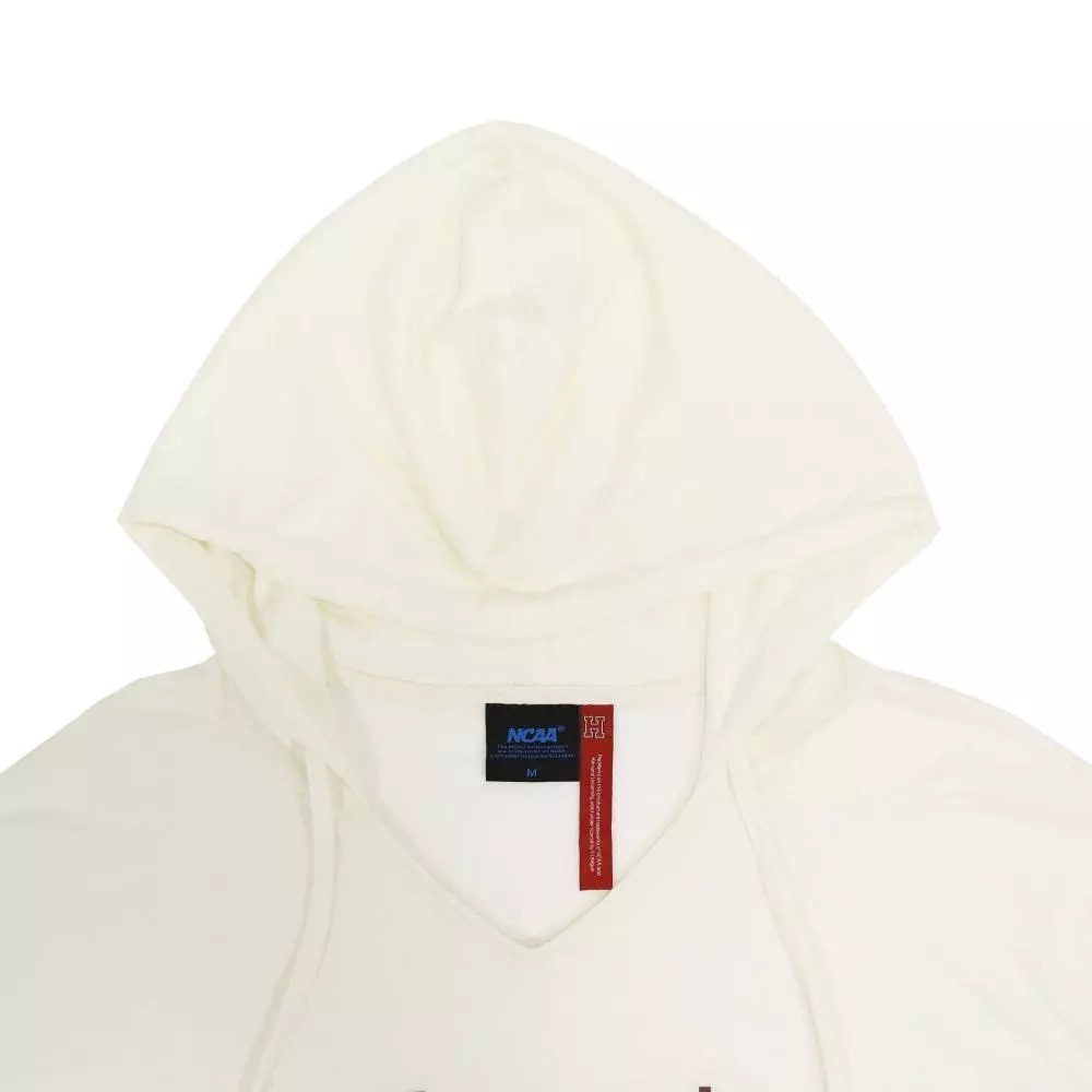 NCAA 帽T 米白 薄外罩 連帽 上衣 女 7552105001