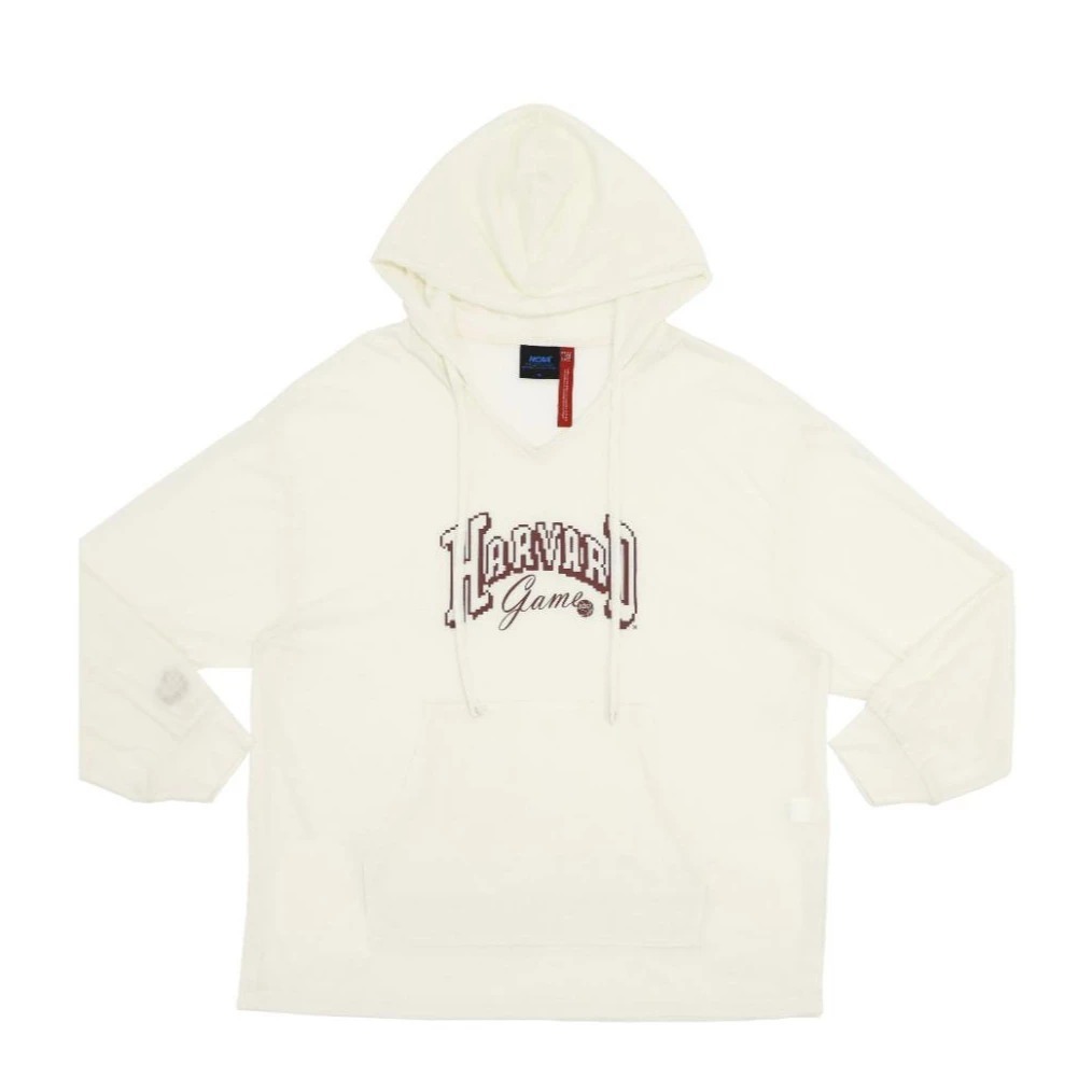 NCAA 帽T 米白 薄外罩 連帽 上衣 女 7552105001