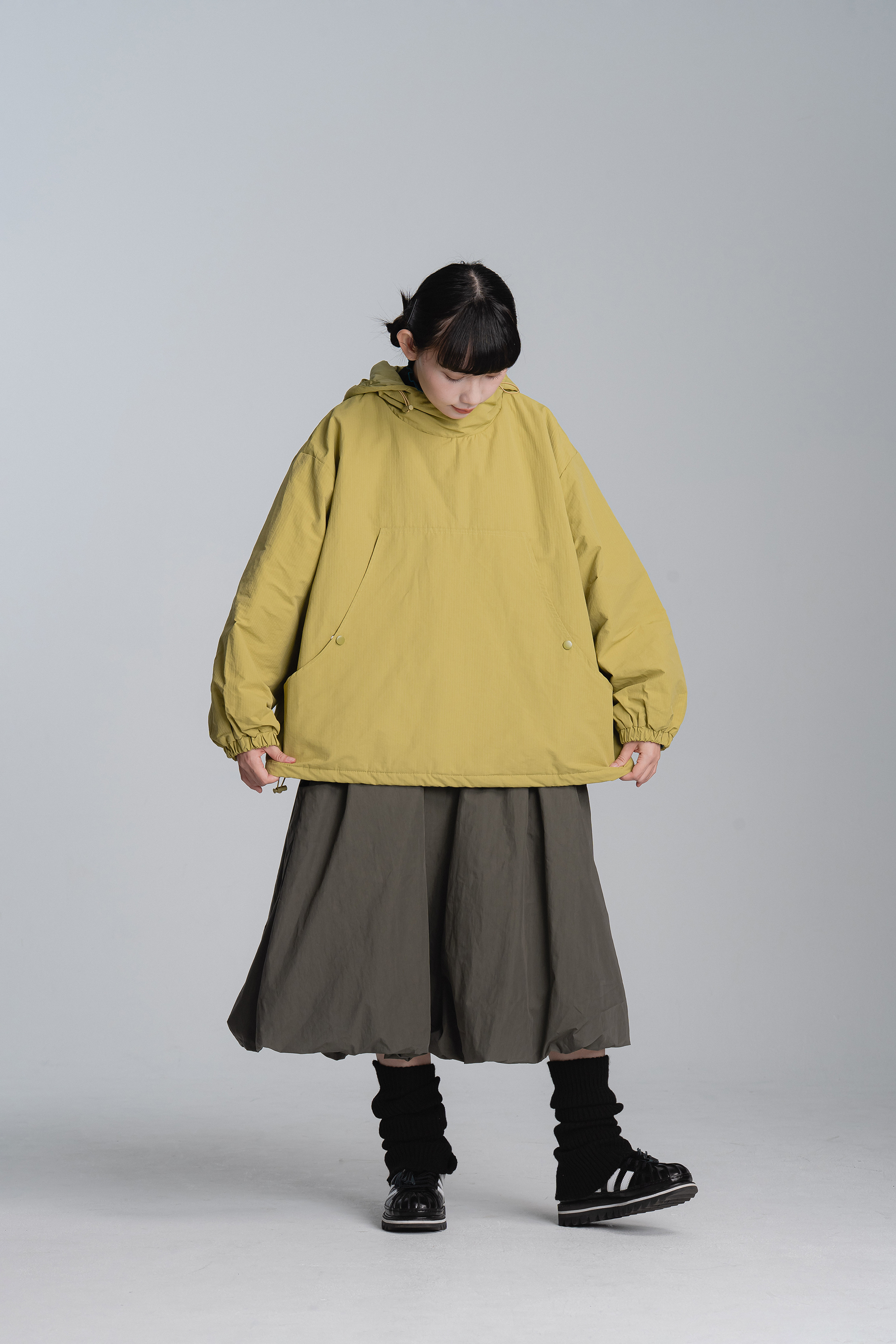 日感澎澎連帽長袖t 4色