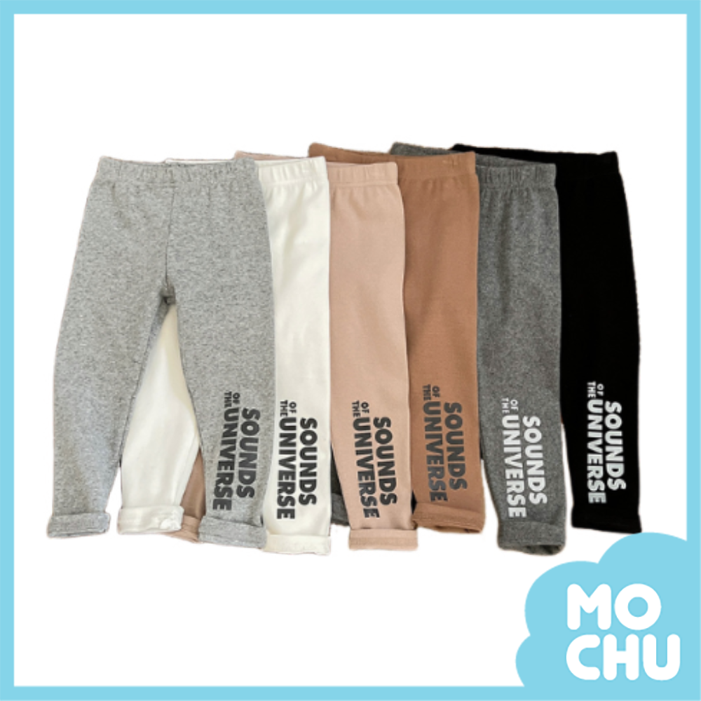 印字磨毛加厚內搭褲(六色)