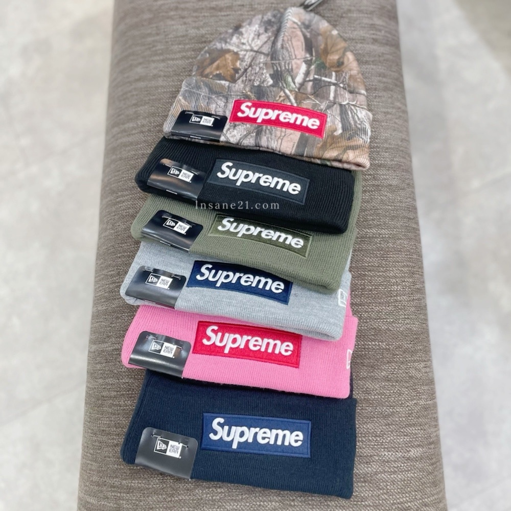 SUPREME x NEW ERA BOX LOGO 毛帽 帽子 保暖 單品 潮牌
