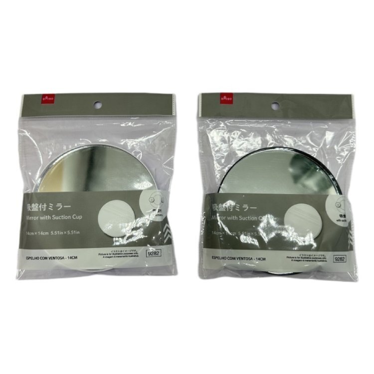 吸盤式鏡子/鏡面Ø13.7cm