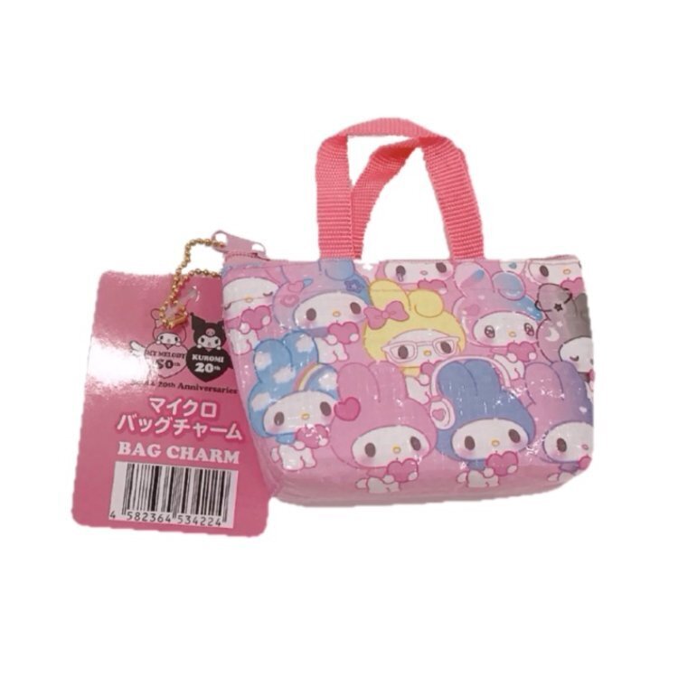 迷你購物袋吊飾/美樂蒂 50週年