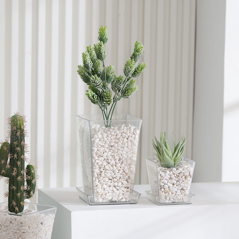 透明花盆/方形 深型 Ø12cm