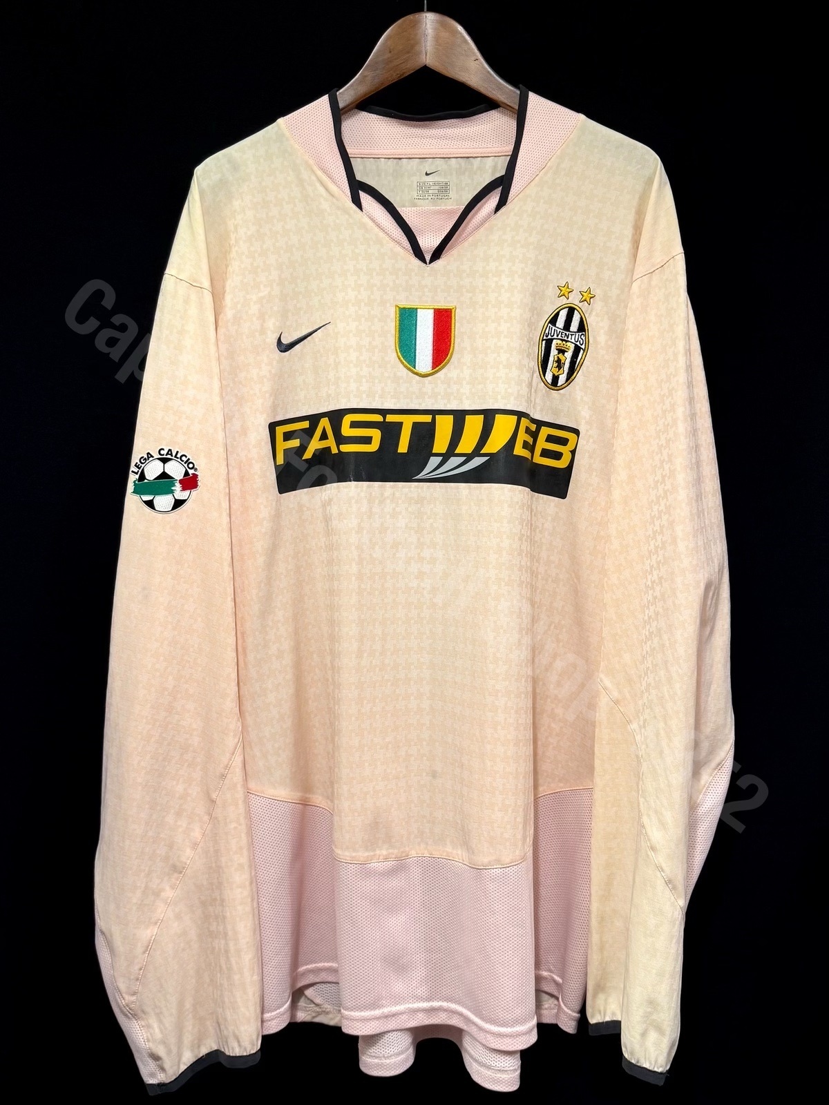 Juventus 2003-2004 Nike L/S Away Shirt #26 DAVIDS