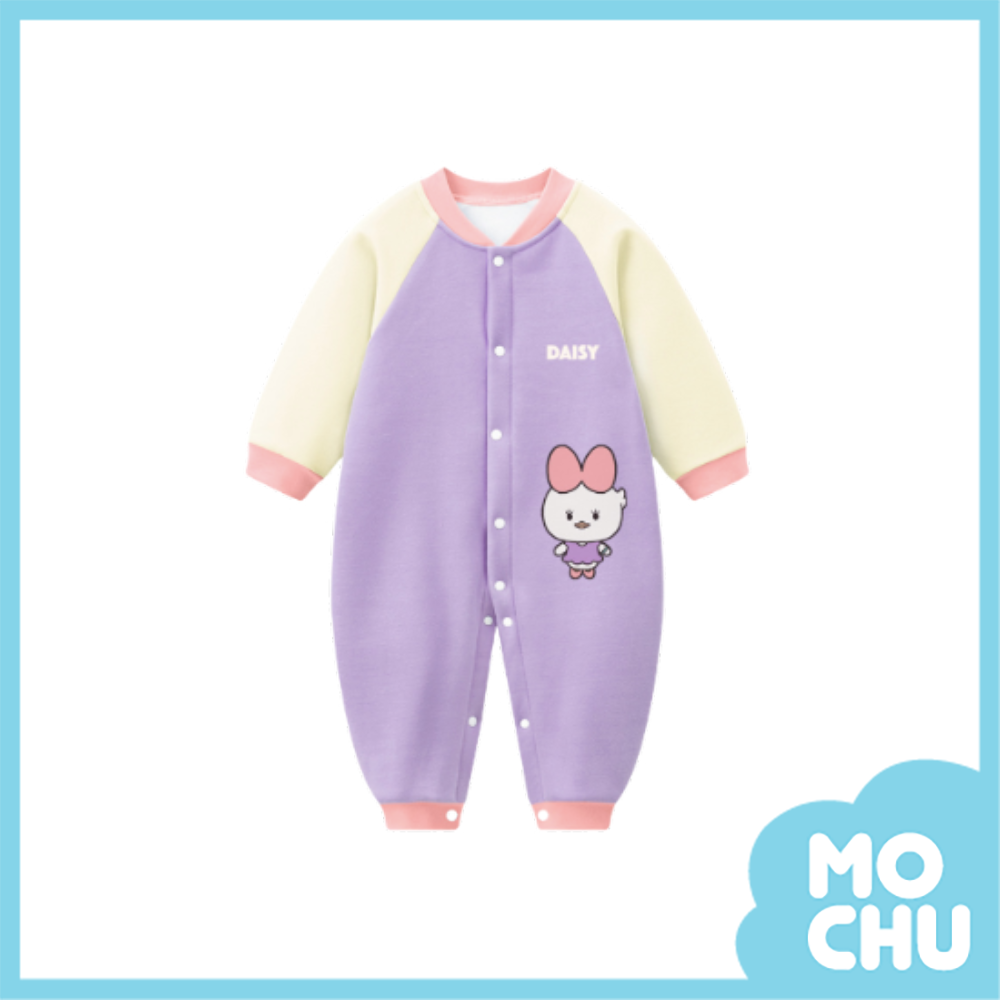 乖巧黛西夾棉長袖連身衣