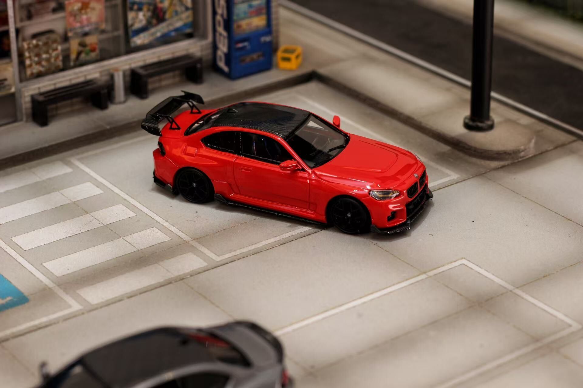 PO-$150 * STREET WEAPON * 1:64 BMW M2 MK2 G87 ADRO BODY KIT RED