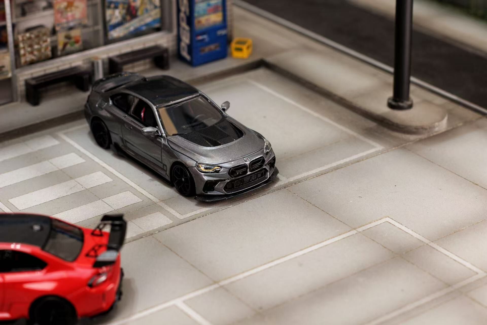 PO-$150 * STREET WEAPON * 1:64 BMW M2 MK2 G87 ADRO BODY KIT GREY