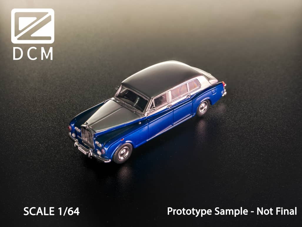 PO-$150 * DCM * 1:64 ROLLS ROYCE PHANTOM VI BLUE SILVER