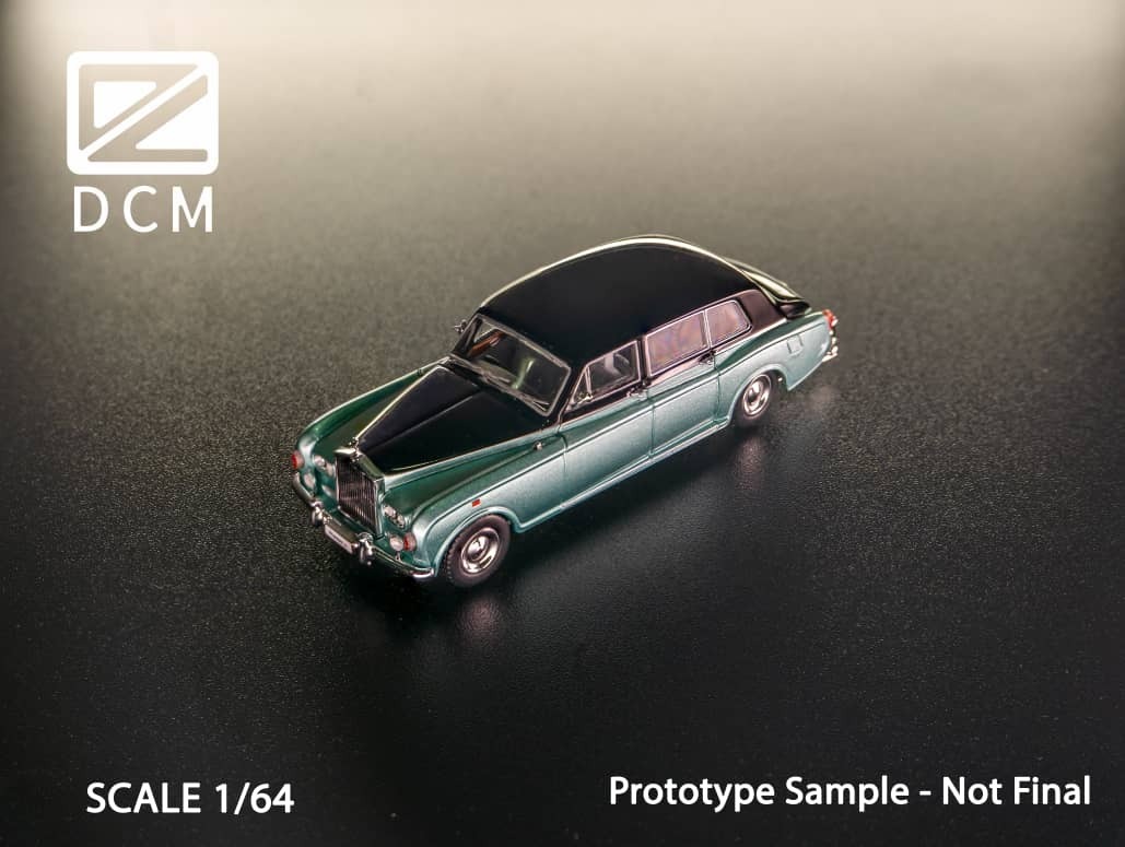 PO-$150 * DCM * 1:64 ROLLS ROYCE PHANTOM VI GREEN BLACK