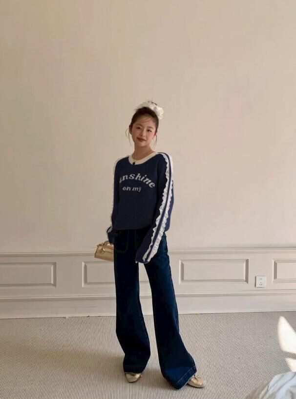 日本預訂 GL LACE線logo針織上衣