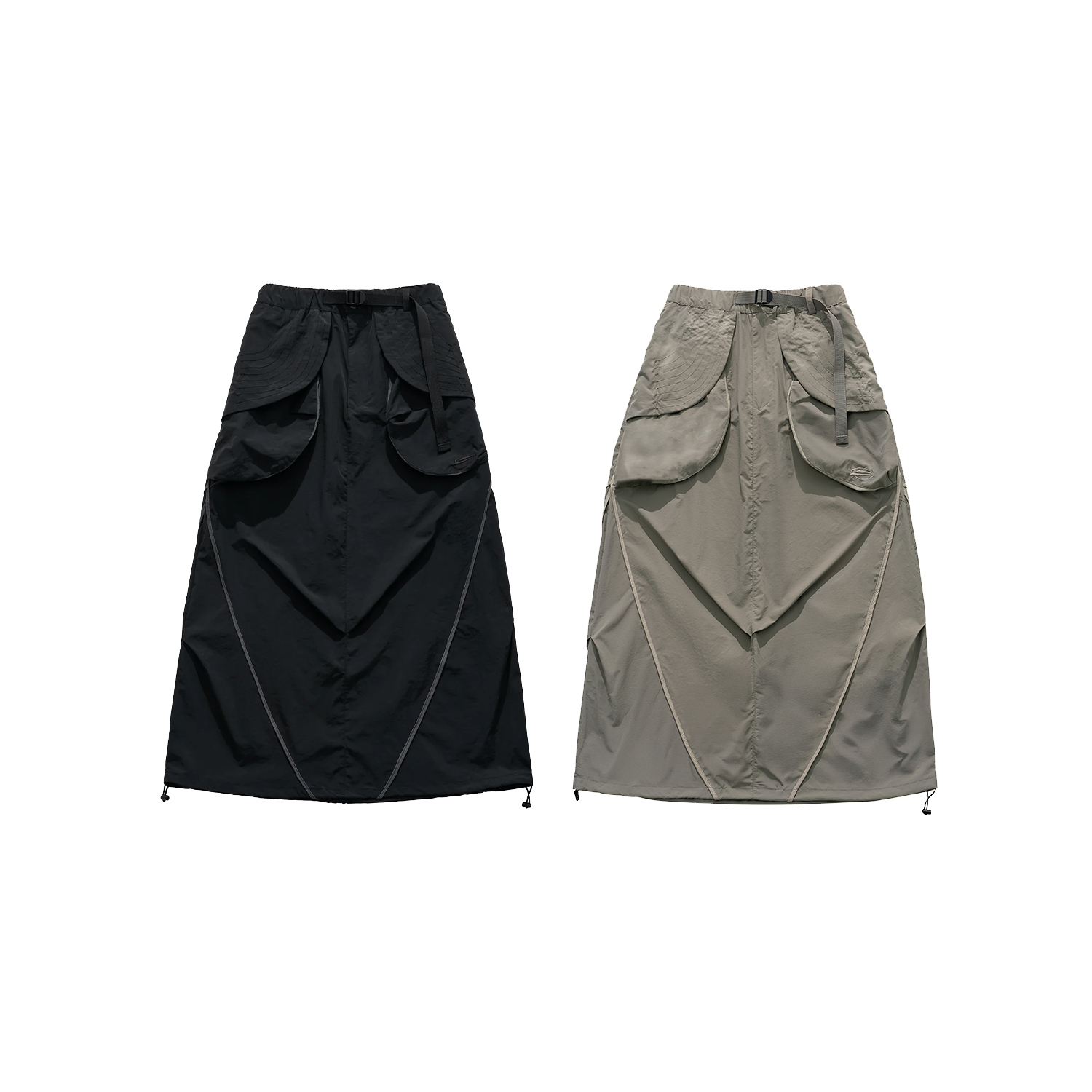 【車庫服飾】sense Paneled Lightweight Layer Skirt